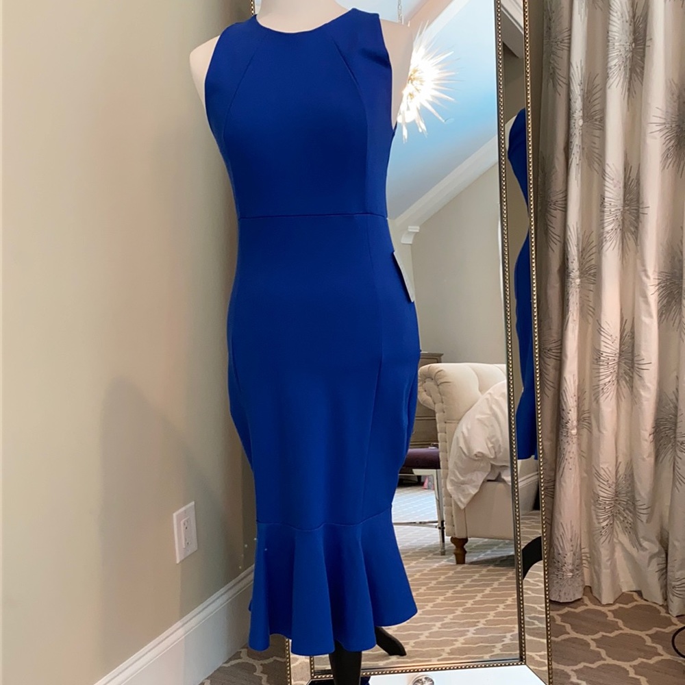 Felicity & Coco Cobalt Blue Midi Dress